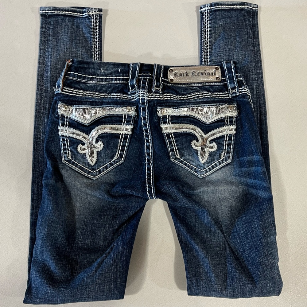Rock Revival skinny mid rise size 25